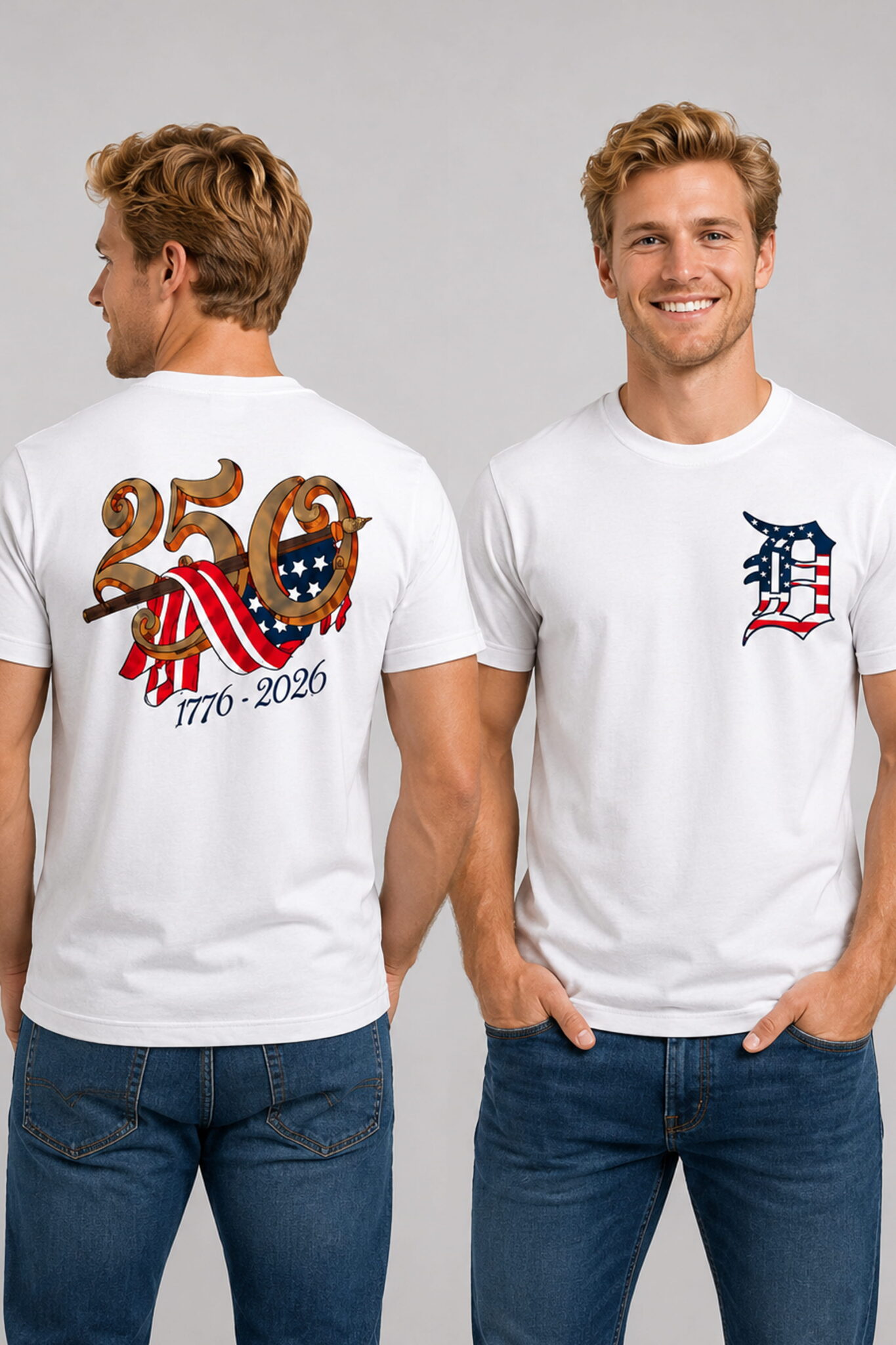 america 250 years 1776 2026 tigers shirt3