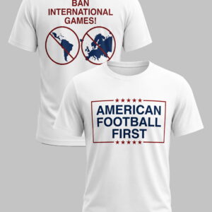 american football first ban international game shirt