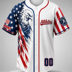 athletics independence day 2026 personalized jersey