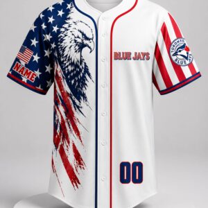 blue jays independence day 2026 personalized jersey