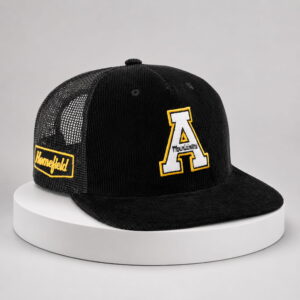 2026 app state mountaineers corduroy trucker hat