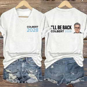 colbert 2028 ill be back v neck shirt1