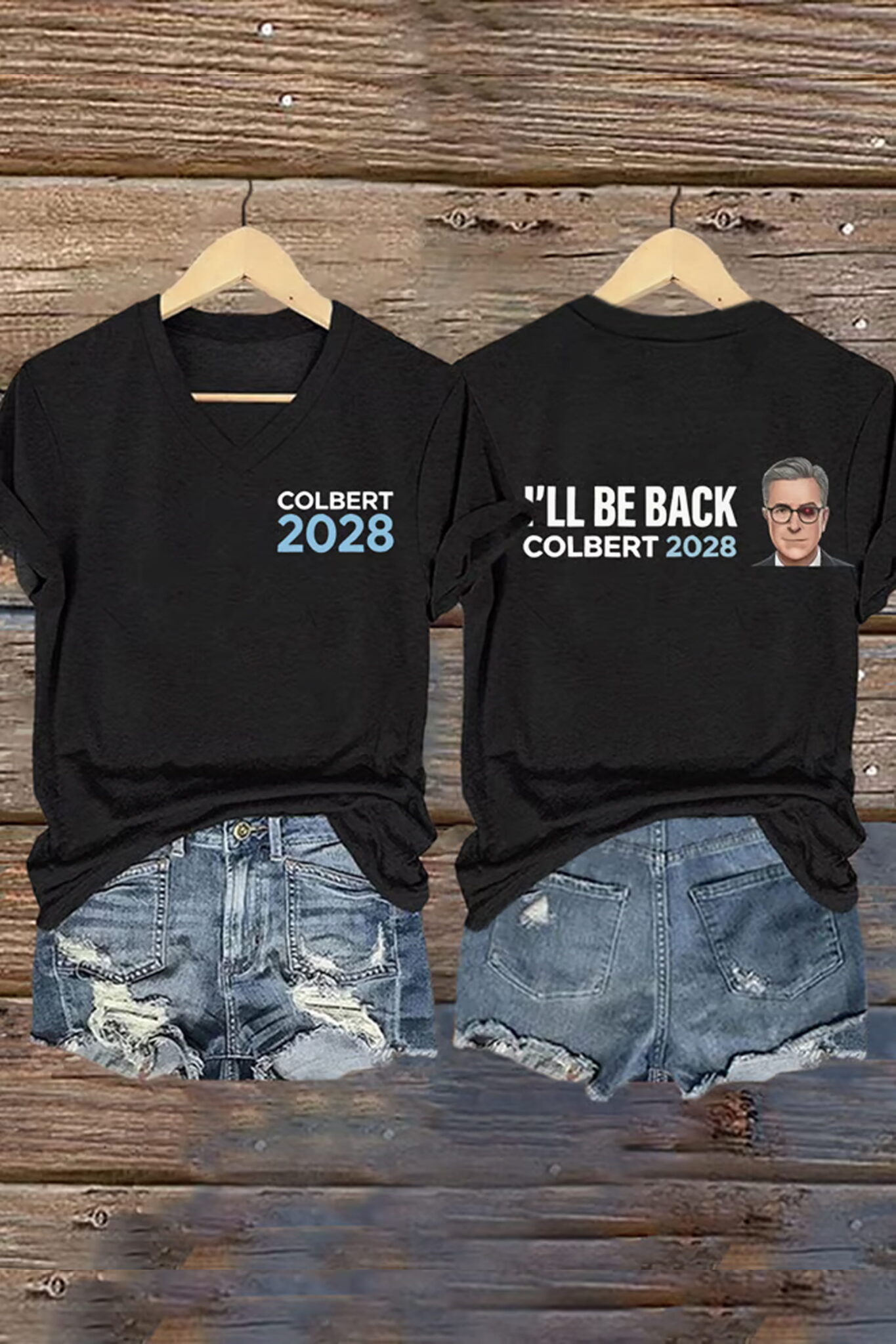 colbert 2028 ill be back v neck shirt3