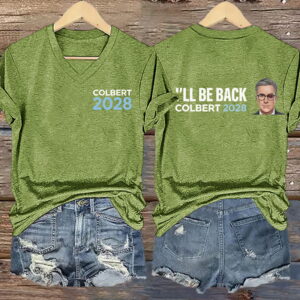 colbert 2028 ill be back v neck shirt4