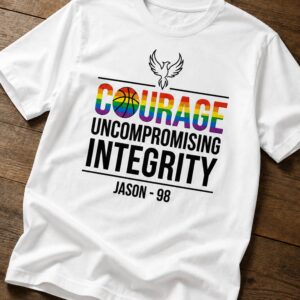 courage uncompromising integrity jason 98 commemorative shirt2