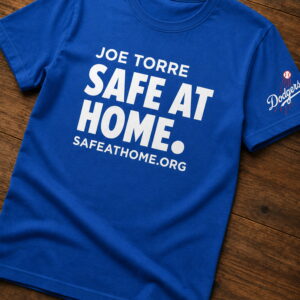 dodgers joe torre safe at home shirt 20261