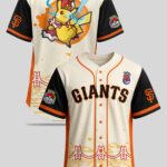 Giants Pokémon Worlds Night 2026 Pikachu Jersey