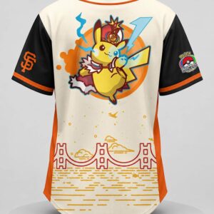 giants pokemon worlds night 2026 pikachu jersey2