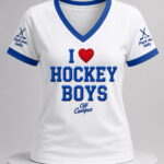 I Love Hockey Boys Off Campus Puck Me Baby Shirt