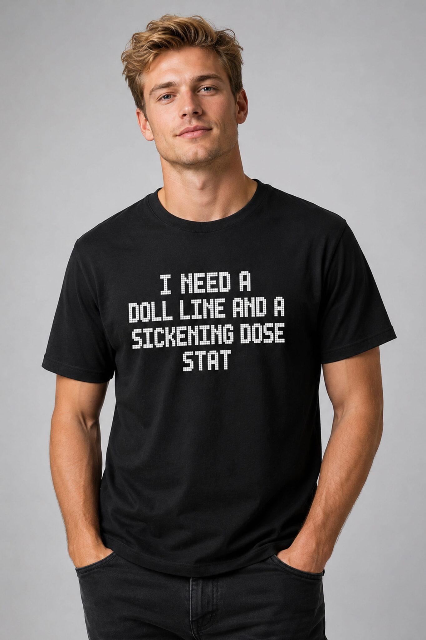 i need a doll line and a sickening dose stat shirt1
