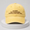 im sorry that youre going through something hard hat