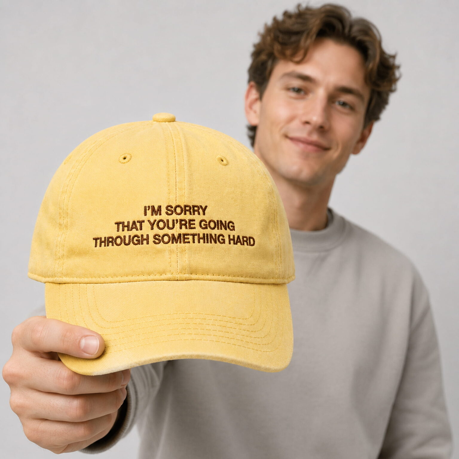 im sorry that youre going through something hard hat2