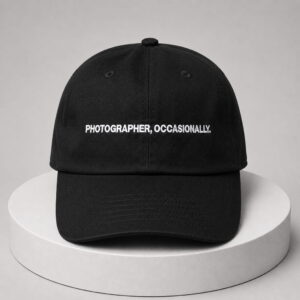 photographer occasionally hat