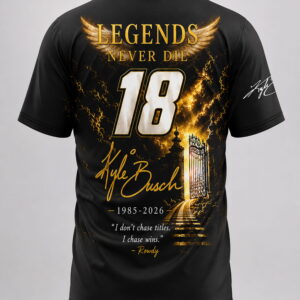 in memory of kyle busch forever rowdy legends never lift shirt