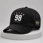 Jason 98 Basketball Commemorative Printed Hat