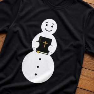 kevín snowman bible shirt1