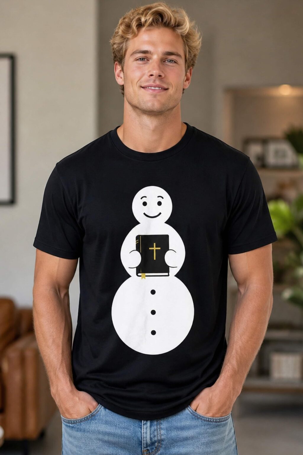 kevín snowman bible shirt2