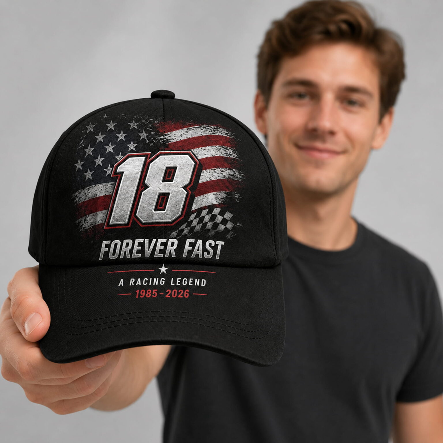 kyle busch forever fast a racing legend 1985 2026 hat2