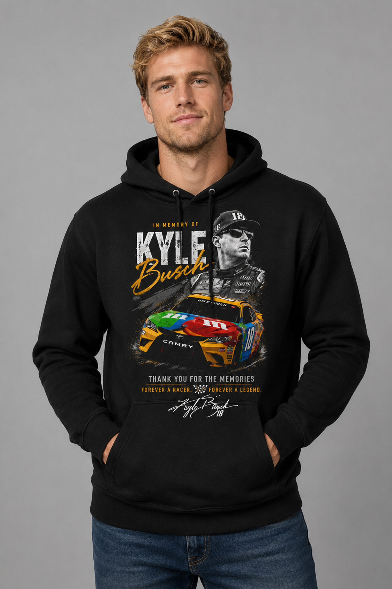 kyle busch in memory of 1985 2026 hoodie2
