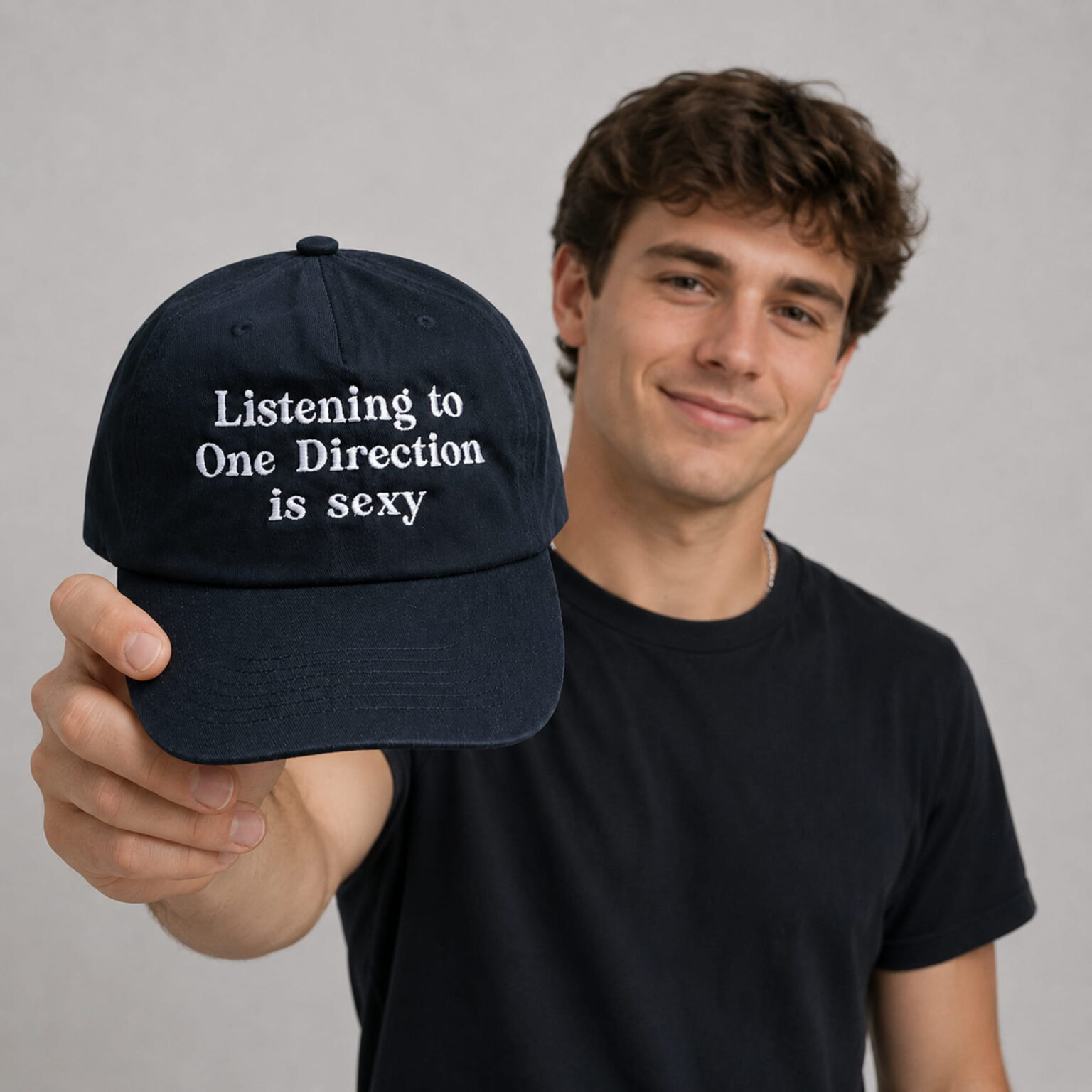 listening to one direction is sexy hat2