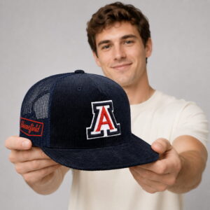 2026 arizona wildcats corduroy trucker hat1