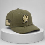 Marlins Armed Forces Day 2026 Green Hat