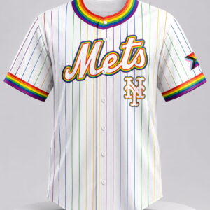 mets pride night 2026 baseball jersey