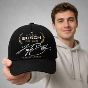 kyle busch 1985 2026 a champion forever a legend always hat1