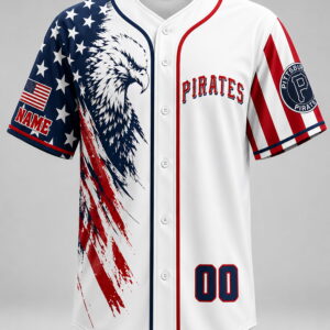 pirates independence day 2026 personalized jersey