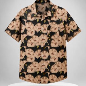pirates paul skenes face hawaiian shirt