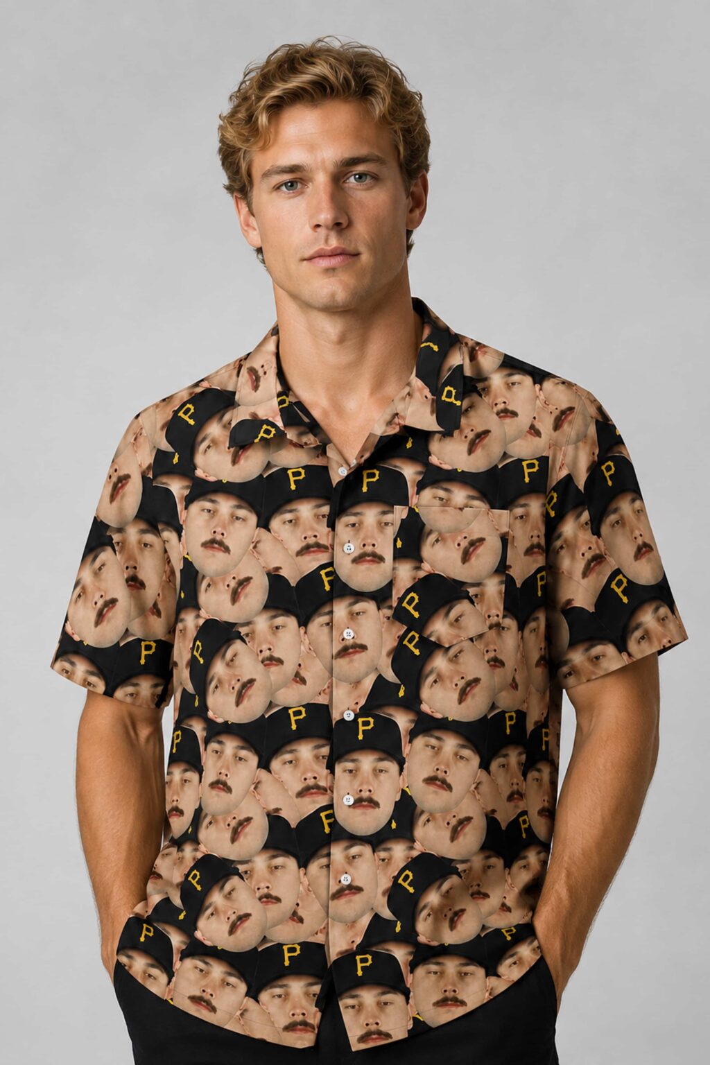 pirates paul skenes face hawaiian shirt2