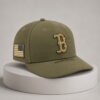 red sox armed forces day 2026 green hat