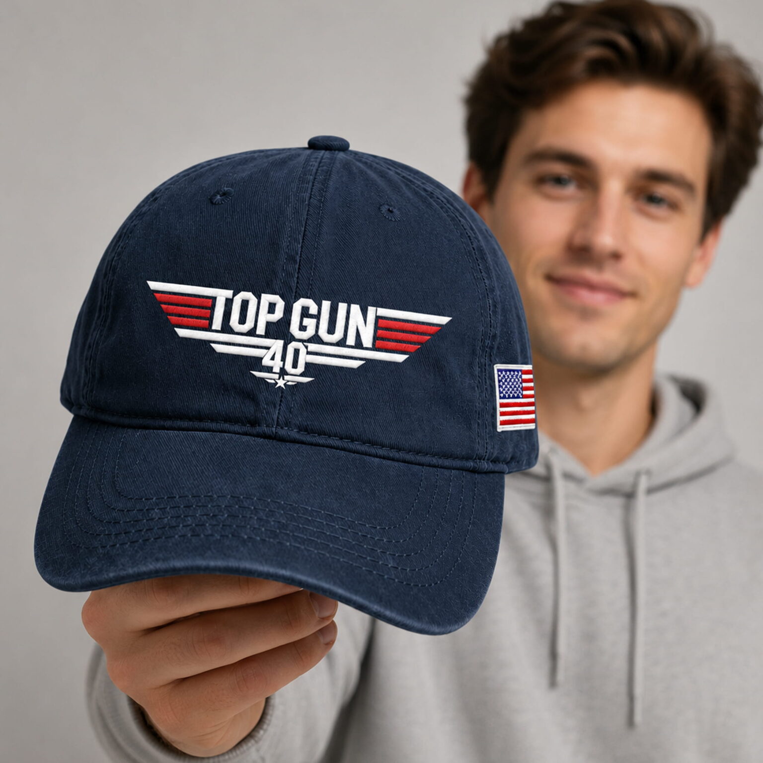 retro 40th anniversary top gun hat2