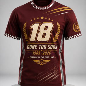 retro kyle busch 18 gone too soon shirt