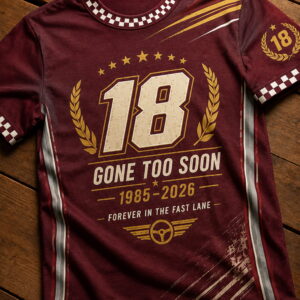 retro kyle busch 18 gone too soon shirt1