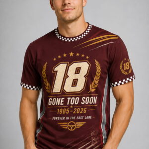 retro kyle busch 18 gone too soon shirt2