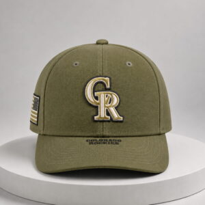 rockies armed forces day 2026 green hat1