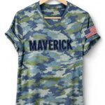 Top Gun Maverick Inspired Camo Shirt