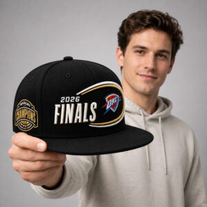 2026 thunder western conference finals champions locker room hat3