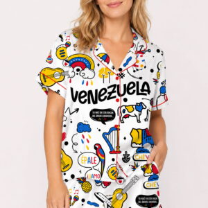 venezuela satin pajama set for women