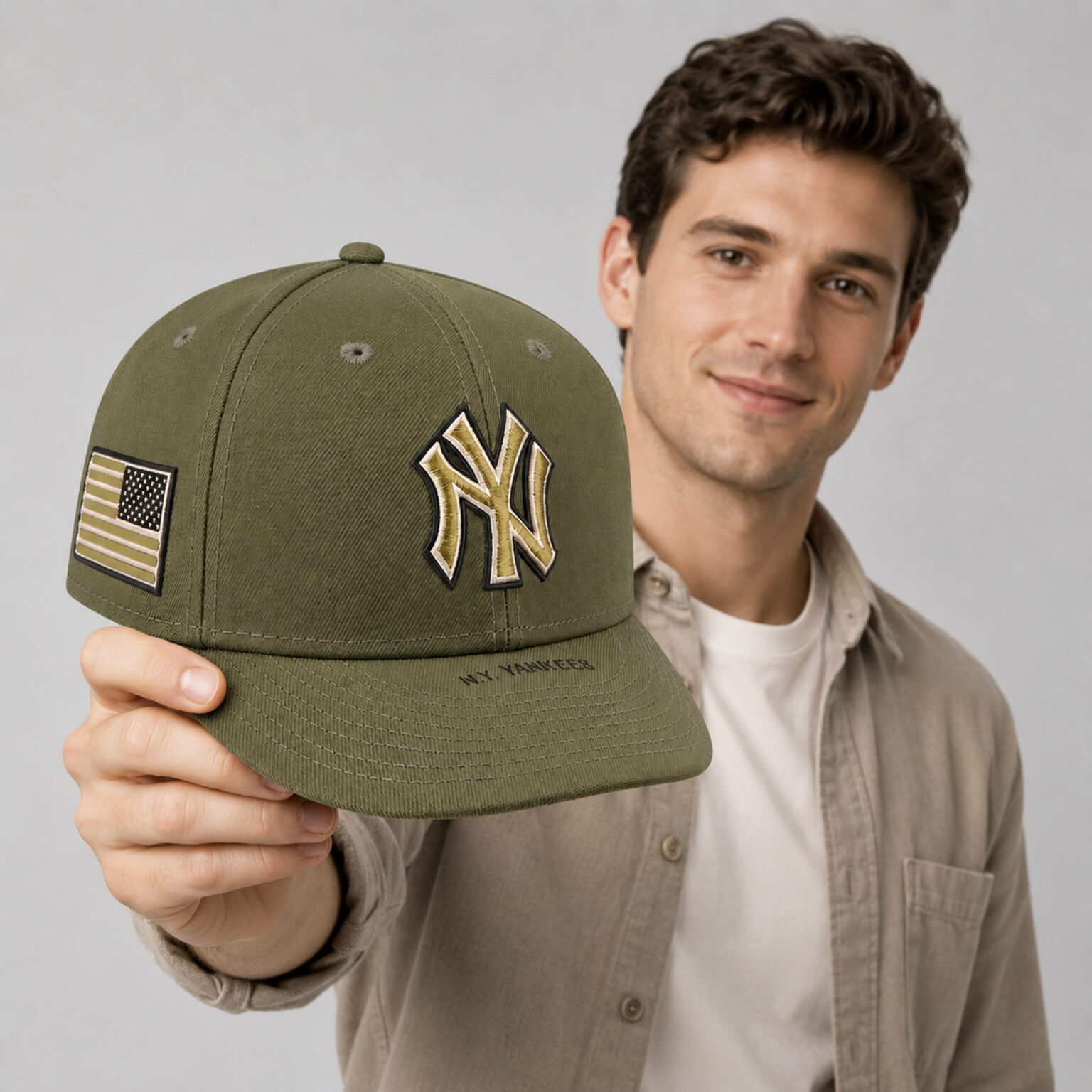 yankees armed forces day 2026 green hat2