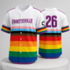 2026 fayetteville woodpeckers night out pride jersey