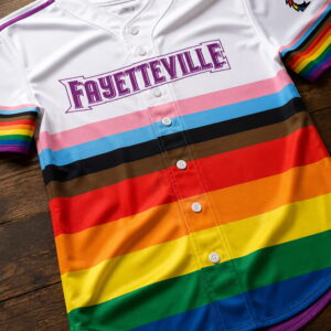 2026 fayetteville woodpeckers night out pride jersey2