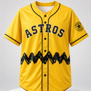 2026 giveaway astros charlie brown peanuts night on june 16 jersey