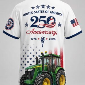 2026 usa 250 anniversary green tractor baseball jersey1