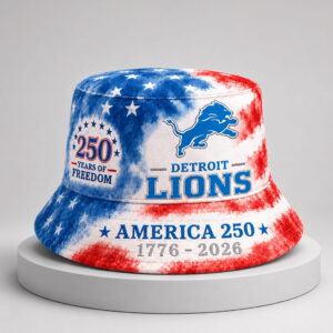 lions 250th anniversary years of freedom bucket hat