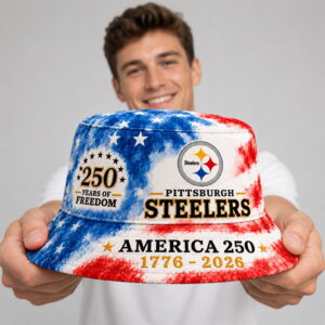 steelers 250th anniversary years of freedom bucket hat1
