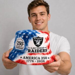 raiders 250th anniversary years of freedom bucket hat1