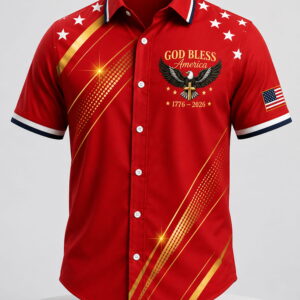 a250 god bless america 1776 2026 hawaiian shirt