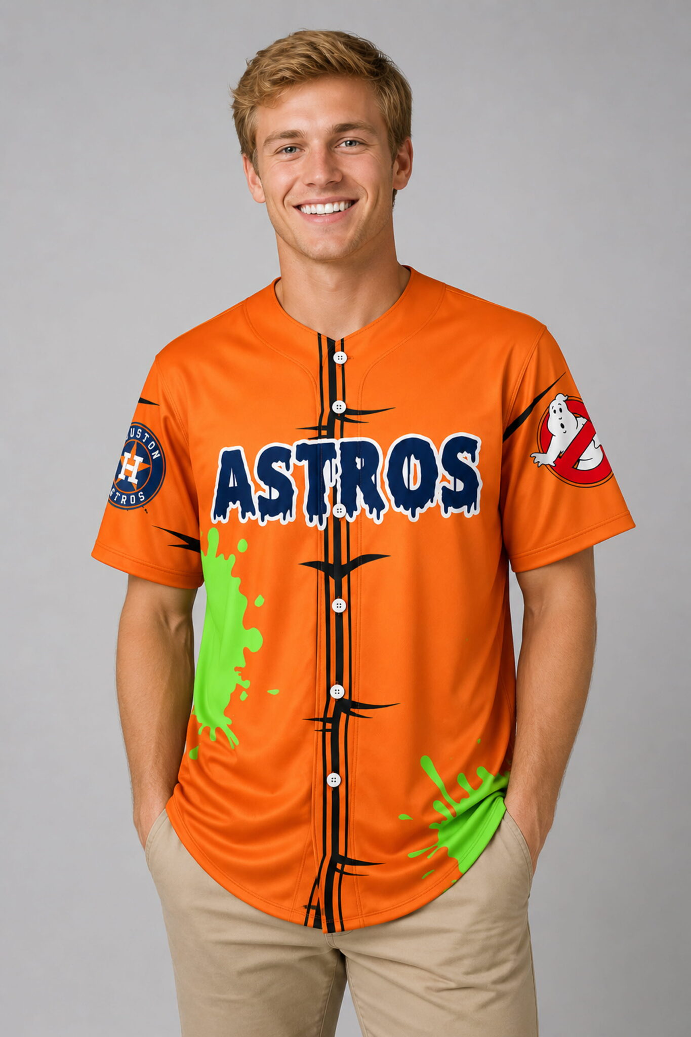 astros ghostbusters night 2026 baseball jersey1